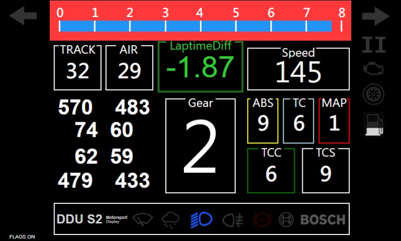 Mercedes-AMG LMGT3 Dashboard Layout 3